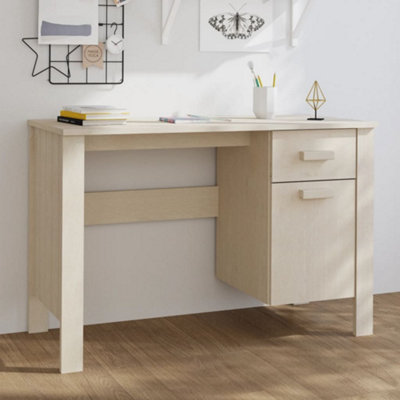 Honey wood store desk