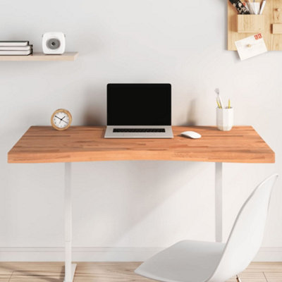 BERKFIELD DESK TOP 110X(55-60)X4 CM SOLID WOOD BEECH