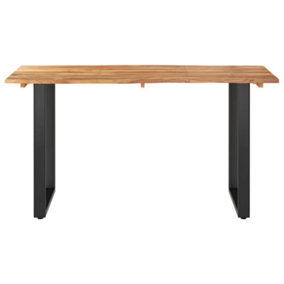 Vidaxl dining table solid deals acacia wood