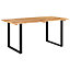 Berkfield Dining Table 160x80x76 cm Solid Acacia Wood