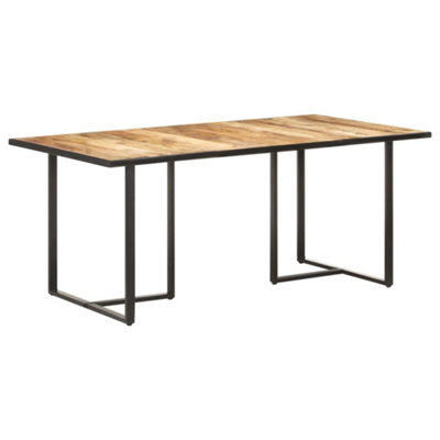 Berkfield Dining Table 180 cm Rough Mango Wood