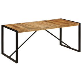 Berkfield Dining Table 180x90x75 cm Solid Mango Wood