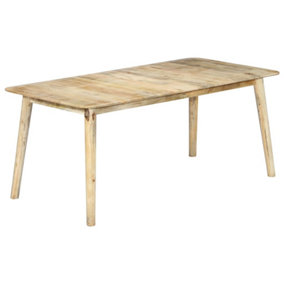 Berkfield Dining Table 180x90x76 cm Solid Mango Wood