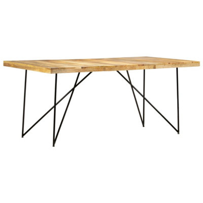 Berkfield Dining Table 180x90x76 cm Solid Mango Wood