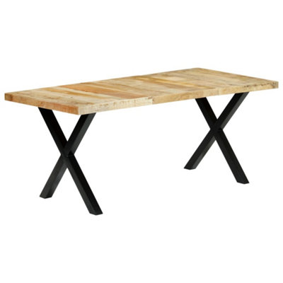 Berkfield Dining Table 180x90x76 cm Solid Mango Wood