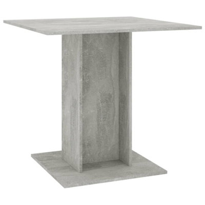 Berkfield Dining Table Concrete Grey 80x80x75 cm Engineered Wood