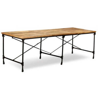 Berkfield Dining Table Solid Mango Wood 240 cm