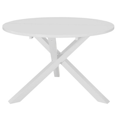 Berkfield Dining Table White 120x75 cm MDF | DIY at B&Q