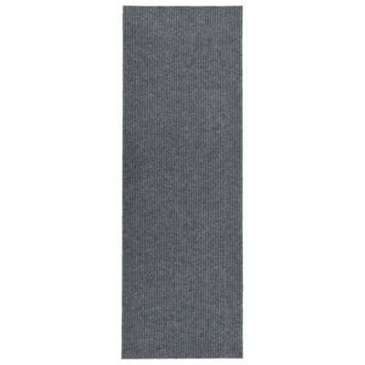 Berkfield Dirt Trapper Carpet Runner 100x350 cm Grey