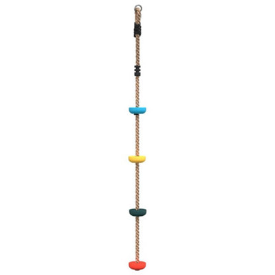 Berkfield Disc Rope Swing for Kids with 4 Treads Multicolour
