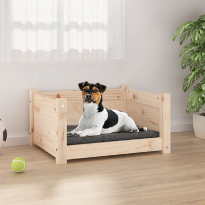 Berkfield Dog Bed 55.5x45.5x28 cm Solid Pine Wood Price Comparisons | Compare The Build