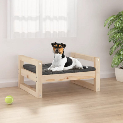 Berkfield Dog Bed 55.5x45.5x28 cm Solid Pine Wood Price Comparisons | Compare The Build