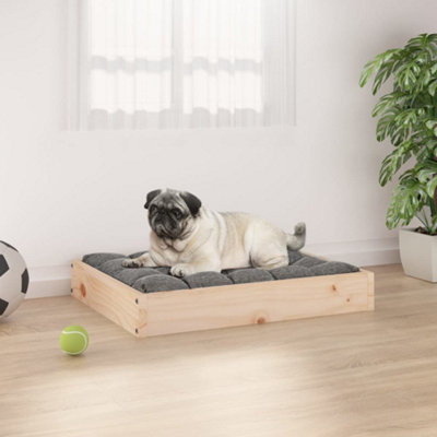 Berkfield Dog Bed 61.5x49x9 cm Solid Wood Pine Price Comparisons | Compare The Build