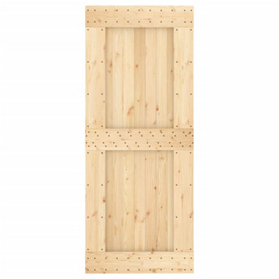 Porte NARVIK 85x210 cm bois massif de pin - Meubles Pratiques