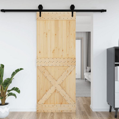 Berkfield Door NARVIK 90x210 cm Solid Wood Pine