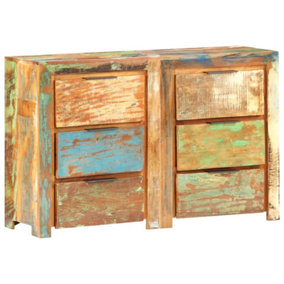 Berkfield Drawer Cabinet 118x33x75 cm Solid Reclaimed Wood