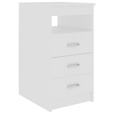 Berkfield Drawer Cabinet White 40x50x76 cm Engineered Wood