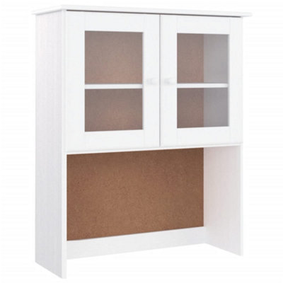 Berkfield Dresser Top ALTA White 77x30x92 cm Solid Wood Pine