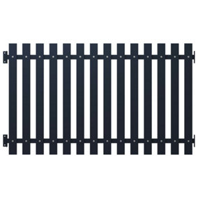 Berkfield Fence Panel Anthracite 170.5x150 cm Powder-coated Steel