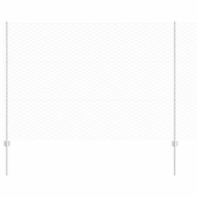 Berkfield Fence Posts 10 pcs U-Channel 150 cm Galvanised Steel
