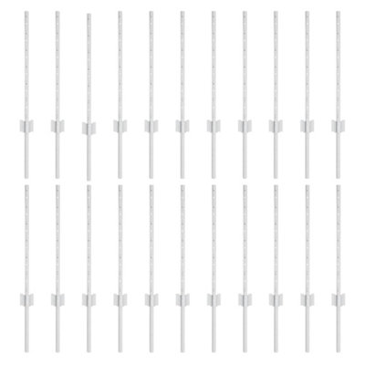 Berkfield Fence Posts 22 pcs Silver Galvanised Steel