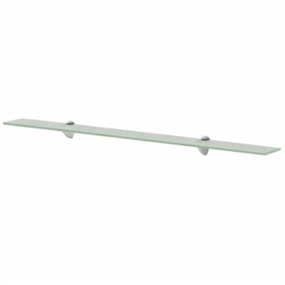 Berkfield Floating Shelf Glass 100x20 cm 8 mm