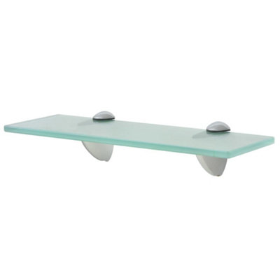 Berkfield Floating Shelf Glass 30x10 cm 8 mm