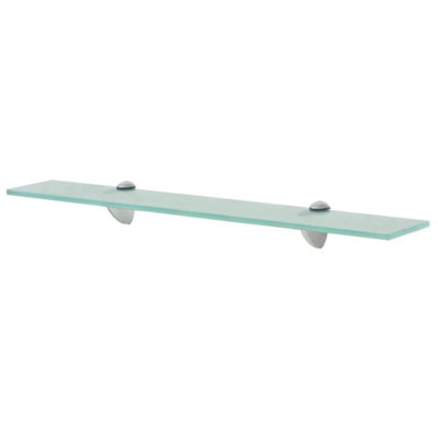 Berkfield Floating Shelf Glass 60x10 cm 8 mm