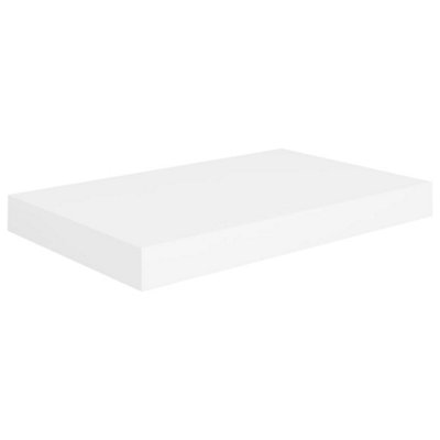 Berkfield Floating Wall Shelf White 40x23x3.8 cm MDF