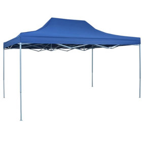 Berkfield Foldable Tent Pop-Up 3x4.5 m Blue