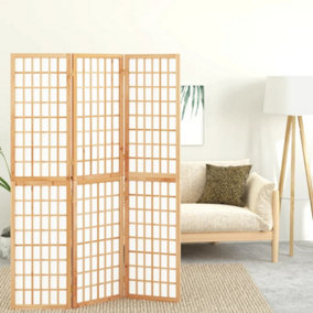 Berkfield Folding 3-Panel Room Divider Japanese Style 120x170 cm