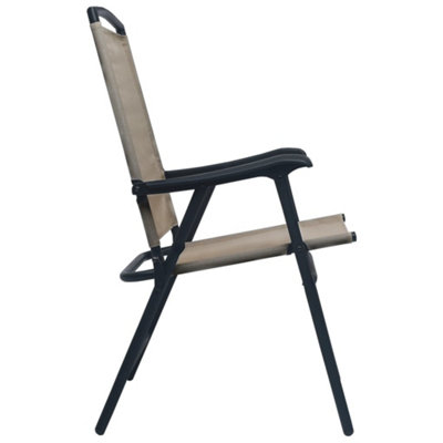 Sling back folding on sale patio chairs