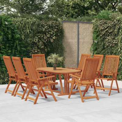 Solid wood on sale garden chairs