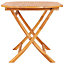 Berkfield Folding Garden Table 160x80x75 cm Solid Teak Wood
