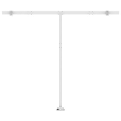Berkfield Freestanding Manual Retractable Awning 400x300 cm Blue/White