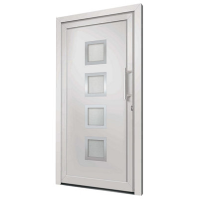 Berkfield Front Door White 108x200 cm