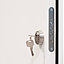 Berkfield Front Door White 110x207.5 cm Aluminium