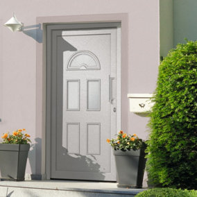 Berkfield Front Door White 88x190 cm