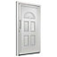 Berkfield Front Door White 88x200 cm