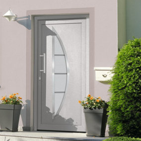 Berkfield Front Door White 98x190 cm