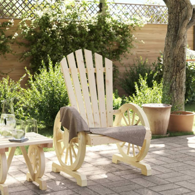 Berkfield Garden Adirondack Chair Solid Wood Fir