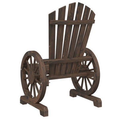 Berkfield Garden Adirondack Chair Solid Wood Fir