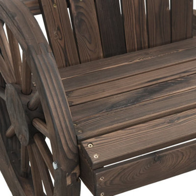 Berkfield Garden Adirondack Chair Solid Wood Fir