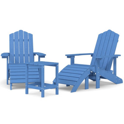 Aqua shop adirondack chairs