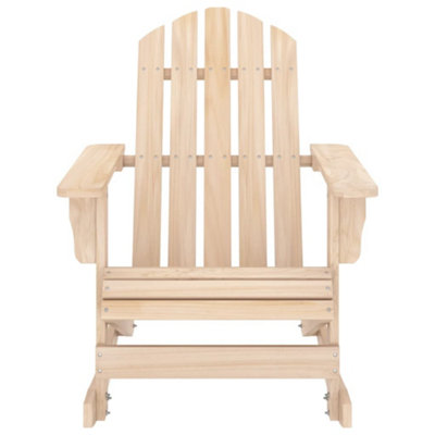 Berkfield Garden Adirondack Rocking Chair Solid Fir Wood