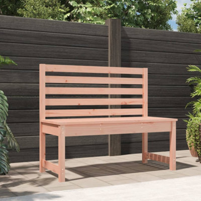 Berkfield Garden Bench 109 cm Solid Wood Douglas | DIY at B&Q