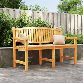 Berkfield Garden Bench 149.5x60x90 cm Solid Teak Wood