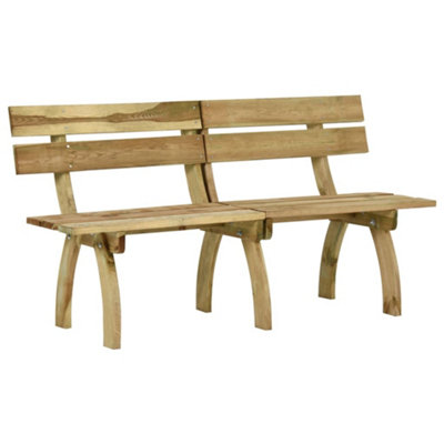 Berkfield Garden Bench 160 cm Impregnated Pinewood