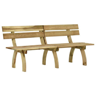 Berkfield Garden Bench 220 cm Impregnated Pinewood