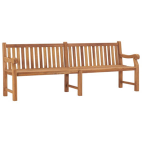 Berkfield Garden Bench 228 cm Solid Teak Wood